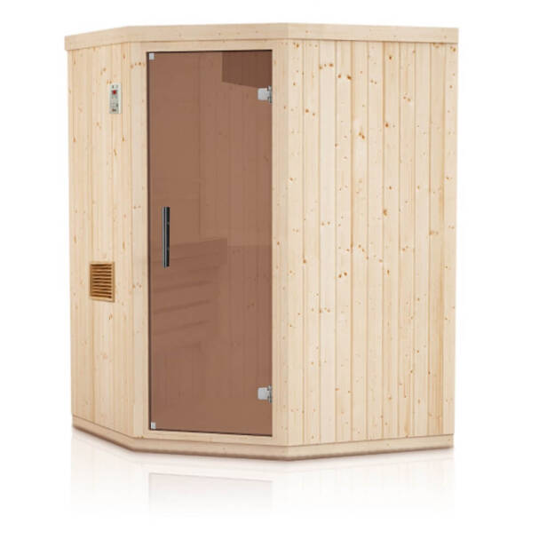 Sauna model AXKOMBI FSB ET wymiar 146x146x204